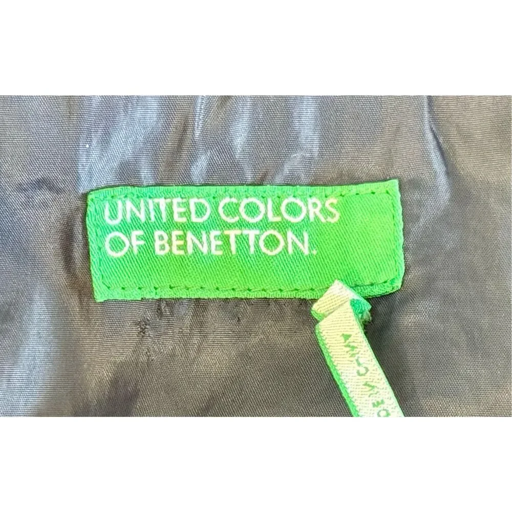 VINTAGE UNITED COLORS OF BENETTON KIDS PUFFER JACKET LARGE
